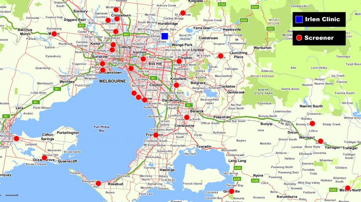 kartta greater Melbourne