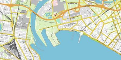 Kartta port Melbourne