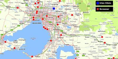 Kartta greater Melbourne